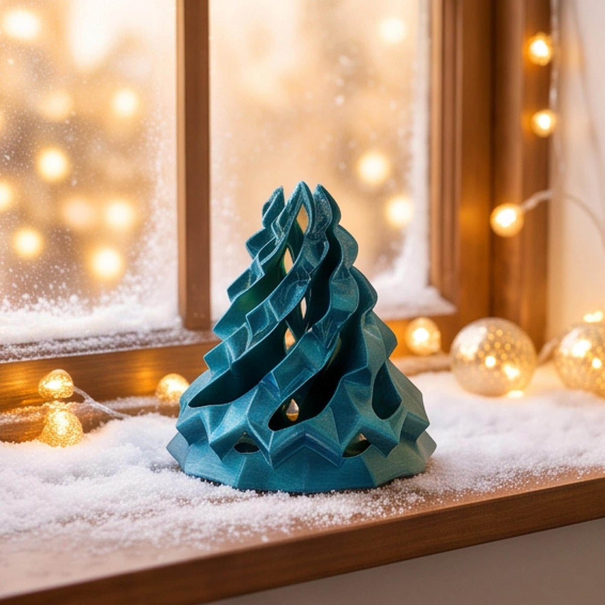 3D Printed Spiral Christmas Tree Fidget Toy