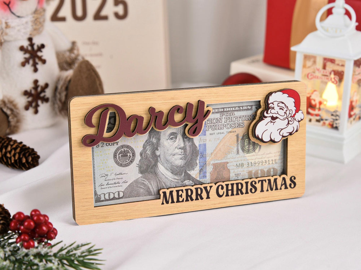 Personalized Christmas Cash & Money Holder Ornament