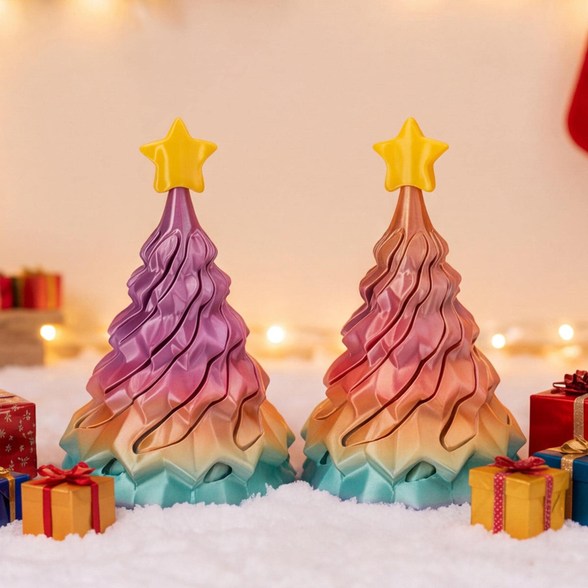 Collapsible Spiral Christmas Tree Sensory Desk Toy